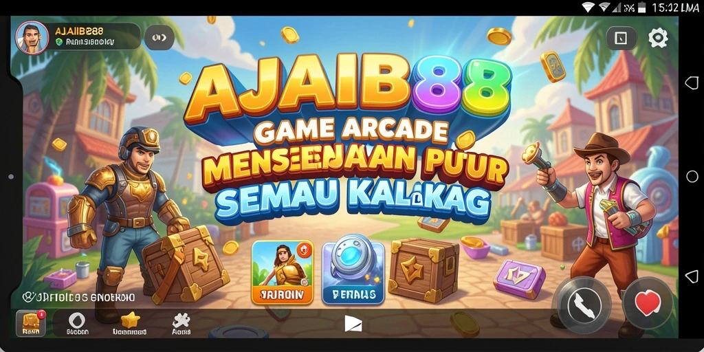 Screenshot AJAIB88 menampilkan serunya gameplay Arcade yang dinamis.