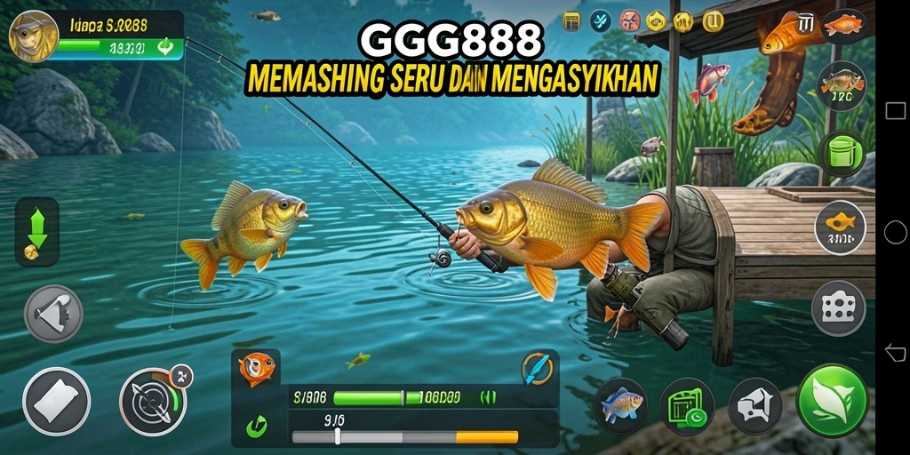 Tangkapan ikan besar di GGG888 dengan grafis menawan.