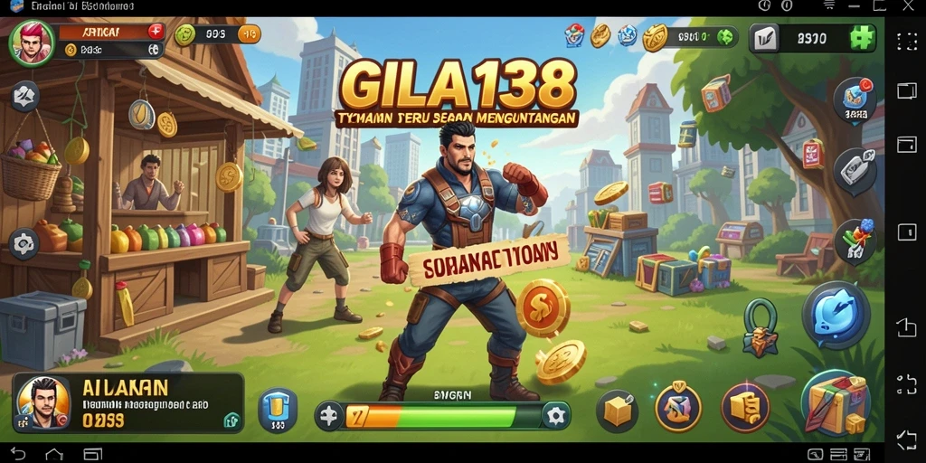 Screenshot menampilkan gameplay seru dalam GILA138.