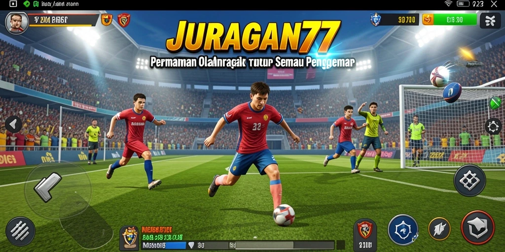 Tampilan menarik dari gameplay olahraga di JURAGAN77.