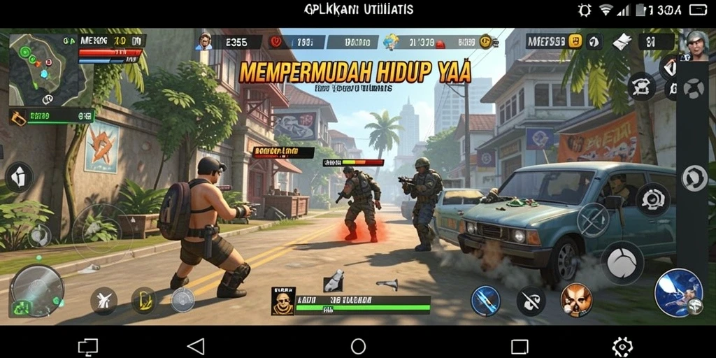 Screenshot ME355 menampilkan antarmuka aplikasi Utility yang menarik dan mudah digunakan.